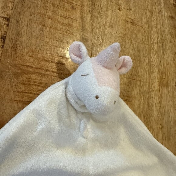 Angel Dear Unicorn Rainbow White Baby Security Blanket Lovey - Picture 6 of 9